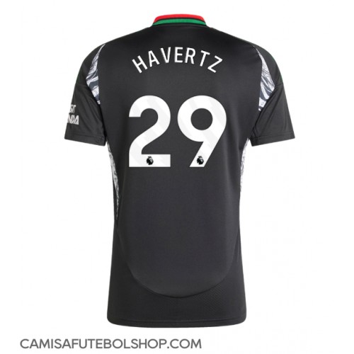 Camisa de time de futebol Arsenal Kai Havertz #29 Replicas 2º Equipamento 2024-25 Manga Curta